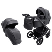 Коляска 2 в 1 Bair Vega ECO VE-12 чорний