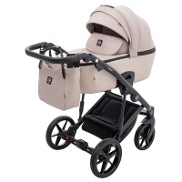 Коляска 2 в 1 Adamex Mobi Air Thermo New Lux PS-18 бежевий