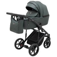 Коляска 2 в 1 Adamex Mobi Air Thermo New ECO SA-29 темо-зелений
