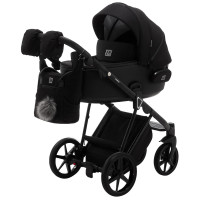 Коляска 2 в 1 Adamex Porto Lux PS-96 чорний
