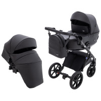 Коляска 2 в 1 Bair Kiwi Plus ECO BKP-15 чорний