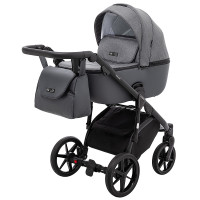 Коляска 2 в 1 Adamex Nola PS-58 графіт