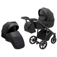 Коляска 2 в 1 Adamex Nola Eco SA-2 чорний