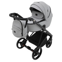 Коляска 2 в 1 Adamex Blanc Eco SA-3 світло-сірий