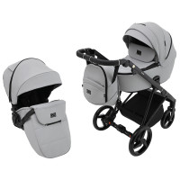 Коляска 2 в 1 Adamex Blanc Eco SA-3 світло-сірий