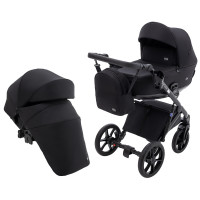 Коляска 2 в 1 Bair Kiwi Plus Soft BKP-452 чорний