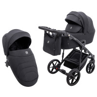 Коляска 2 в 1 Adamex Mobi Air Thermo New Lux TK-53 чорний