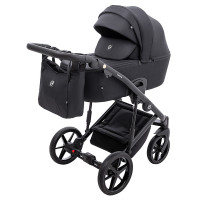 Коляска 2 в 1 Adamex Mobi Air Thermo New Lux TK-53 чорний
