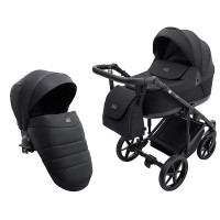 Коляска 2 в 1 Adamex Locco Lux TK-53 чорний