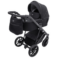 Коляска 2 в 1 Bair Vega Soft VS-05 black чорний
