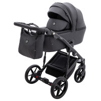 Коляска 2 в 1 Adamex Mobi Air Thermo New ECO SA-2 чорний