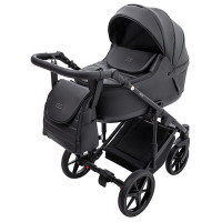 Коляска 2 в 1 Adamex Locco Eco SA-2 чорний