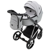 Коляска 2 в 1 Adamex Blanc Special Edidion PS-723/K світло-сірий