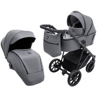 Коляска 2 в 1 Bair Vega ECO VE-47 темно-сірий