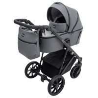Коляска 2 в 1 Bair Vega ECO VE-47 темно-сірий