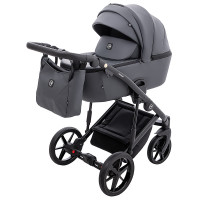 Коляска 2 в 1 Adamex Mobi Air Thermo New ECO SA-5 графіт