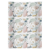 Повивальна дошка жорстка Ceba Baby Hard short changing pad (50x70 cm) W-204-000-757 ultra light drops and dots