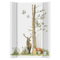Повивальна дошка м'яка Ceba Baby Soft profiled changing mat short (50x70 cm) W-102-000-724 basic woodland