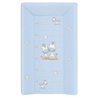 Повивальна дошка жорстка Ceba Baby Long hard changing pad with headrest (50x80) W-211-002-160 zebra blue