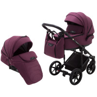 Коляска 2 в 1 Adamex Porto Light Tip TK-80 бордовий