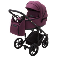 Коляска 2 в 1 Adamex Porto Light Tip TK-80 бордовий