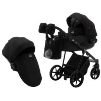 Коляска 2 в 1 Adamex Porto Lux PS-96 чорний