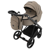 Коляска 2 в 1 Adamex Blanc Eco SA-9 темний капучино