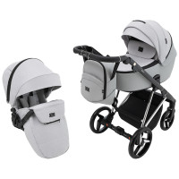 Коляска 2 в 1 Adamex Blanc Special Edidion PS-699