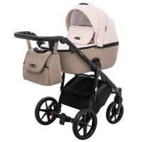 Коляска 2 в 1 Adamex Nola PS-160 бежевий / капучино