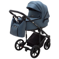 Коляска 2 в 1 Adamex Porto Light Tip TK-81 синій