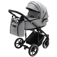 Коляска 2 в 1 Adamex Porto Light Tip TK-83 сірий