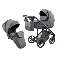 Коляска 2 в 1 Adamex Dolce Eco SA-5 графіт