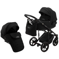 Коляска 2 в 1 Adamex Porto Light Lux TK-53 чорний