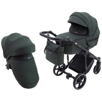 Коляска 2 в 1 Adamex Ziko Lux TK-50 темно-зелений