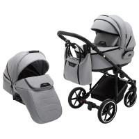 Коляска 2 в 1 Adamex Porto Light Lux TK-56 сірий