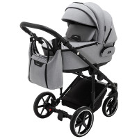 Коляска 2 в 1 Adamex Porto Light Lux TK-56 сірий