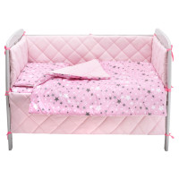 Дитяча постіль Babyroom Dream-05 рожевий (зірочки)
