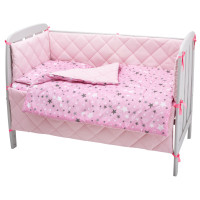 Дитяча постіль Babyroom Dream-05 рожевий (зірочки)