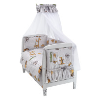 Дитяча постіль Babyroom Gold RG-08 сірий (африка)