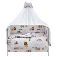 Дитяча постіль Babyroom Gold RG-08 сірий (африка)