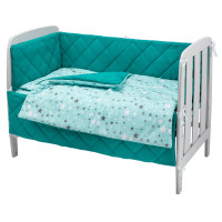 Дитяча постіль Babyroom Dream-05 зелений (зірочки)