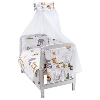 Дитяча постіль Babyroom Gold RG-08 білий (сафарі)