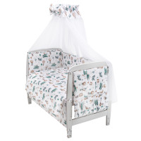 Дитяча постіль Babyroom Gold RG-08 білий (літаки, повітряні кулі)