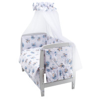 Дитяча постіль Babyroom Gold RG-08 білий (ведмедики на літаку)