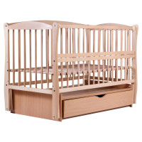 Ліжко Babyroom Еліт DEMYO-5 маятник, ящик, відкидний бік бук натуральний