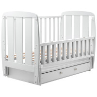 Ліжко Babyroom Кулька SH-03 маятник, ящик, відкидний бік бук сірий