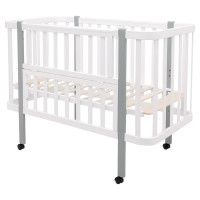 Ліжко Babyroom Місяць LU-1 білий / сірий