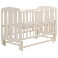 Ліжко Babyroom Кулька SH-02 маятник, відкидний бік бук слонова кістка