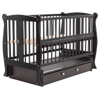 Ліжко Babyroom Грація DGMYO-3 маятник, ящик, відкидний бік бук венге