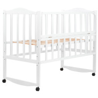 Ліжко BabyRoom Зайченя ZL-101 відкидний бік білий